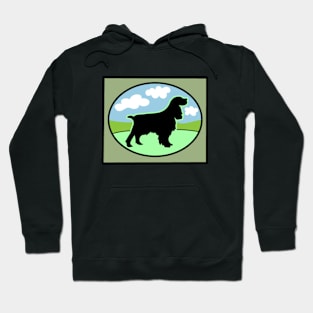 Irish Setter Dog Silhouette Hoodie